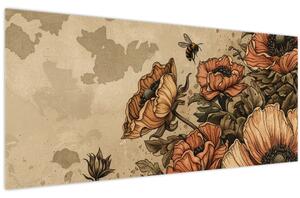 Kép - Méhecske rét II. (120x50 cm)