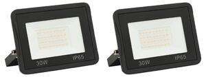 2 db hideg fehér fényű LED-es reflektor 30 W