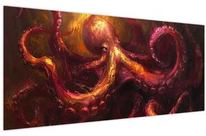 Kép - Polip, olajfestmény (120x50 cm)