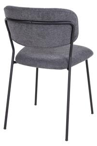 Rosalie - dizájnos étkező szék - sötét szürke