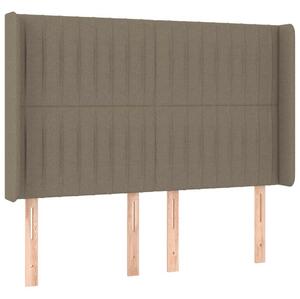 VidaXL tópszínű szövet LED-es fejtámla 147x16x118/128 cm