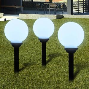 3 db kültéri tüske ösvény LED-es lámpa 20 cm
