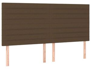 VidaXL LED Ágyfejtámla - Sötétbarna - 180x128cm