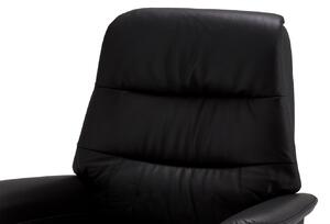 Stílusos bőr fotel Abdallah fekete