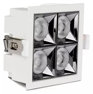 Beépíthető fehér négyszög LED lámpa 16W 38° SAMSUNG chipek CRI90