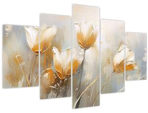 Kép - Tulipánok festése (150x105 cm)