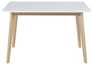 Étkezőasztal Niecy 120 cm fehér lakkozott