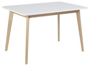Étkezőasztal Niecy 120 cm fehér lakkozott