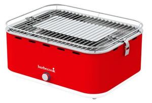 Barbecook BC-CHA-1019 Carlo asztali faszenes grill, piros, 44x33x21cm