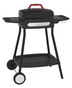 Barbecook BC-ELE-4001 Alexia 5111 elektromos grill, oldalsó asztal, kerék, fekete, 84x55x97cm