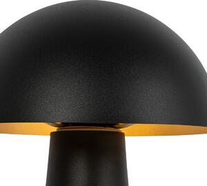Kültéri állólámpa fekete 65 cm - Gomba