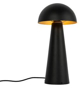 Kültéri állólámpa fekete 50 cm LED-del - Gomba