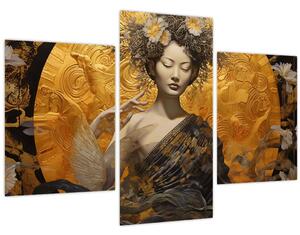 Kép - Japán hölgy (90x60 cm)
