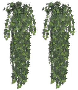 2 db Zöld Mesterséges Borostyán Bokor 90 cm