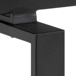 Étkezőasztal bővíthető Neema 160/240 cm fekete üveg
