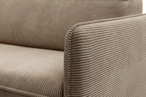 Barcelia Mini kanapéágy - barna kordbársony, könnyen tisztítható Anafi 06