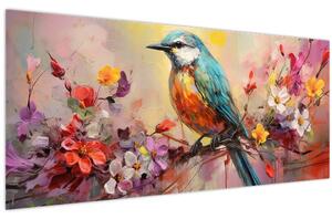 Kép - Egy madár festménye (120x50 cm)
