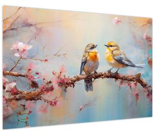 Kép - Lovebirds (90x60 cm)
