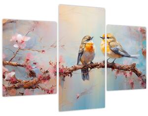 Kép - Lovebirds (90x60 cm)