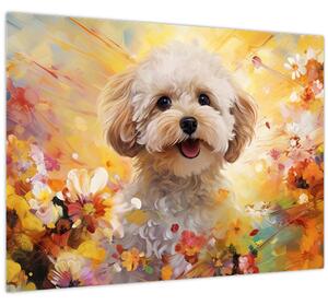 Kép - Boldog kutya (70x50 cm)