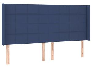 VidaXL LED-es Ágyfejtámla - Kék Szövet - 183cm
