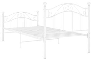 VidaXL Fém Ágykeret - Fehér - 90x200 cm