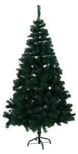 Karácsonyfa fém állvánnyal, 160 cm, CHRISTMAS TYP 10