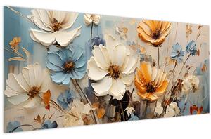 Kép - Csokrok, festés (120x50 cm)
