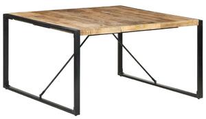 VidaXL Mangófa Étkezőasztal - Ipari Stílus - 140x140 cm