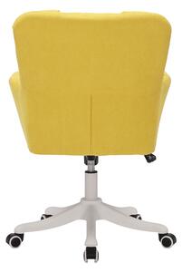 KONDELA Irodai szék, sárga, LOREL
