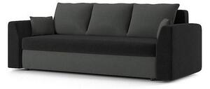 PAUL modell 2 Nagyméretű kinyitható kanapé Fekete / szürke