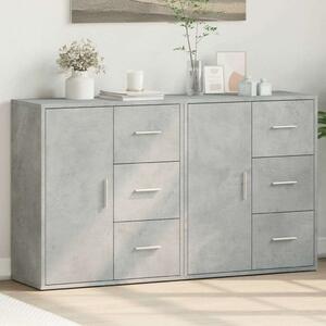 VidaXL Beton Szürke Tárolószekrény Szett - 2 db - 60x31x70 cm