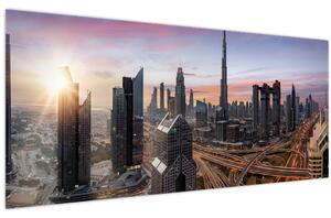 Kép - Dubai panorámája (120x50 cm)
