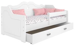 AMI bútorok Lilia gyermek ágy 160x80 fehér