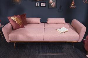 Ágyazható ülőgarnitúra Blaine 208 cm vén rózsaszín