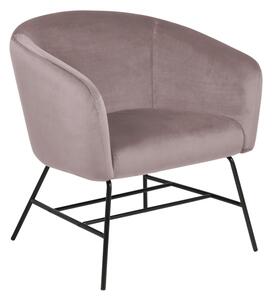Stílusos fotel Nyasia - világos rózsaszín