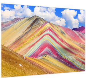 Kép - Rainbow Mountain, Peru (70x50 cm)