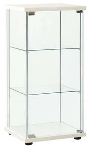 VidaXL Üvegszekrény - Fehér - 3 Polc - 42,5x36,5x86cm