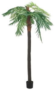 Zöld cserepes műdatolyapálma 305 cm