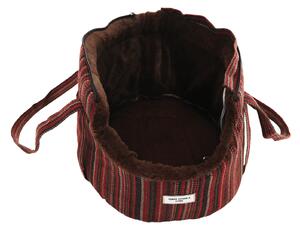 TEMPO-KONDELA MANIK TYP 1, kutyahordozó táska, kicsi, csíkos minta, 40x30x30cm