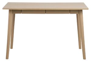 Stílusos íróasztal Nahla 120 cm - fehér tölgy