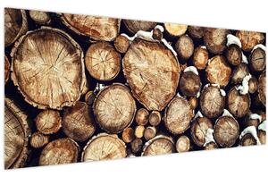 Kép - Fa a hóban (120x50 cm)