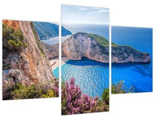 Kép - Navagio strand, Görögország (90x60 cm)