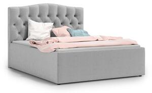 RIVA Kárpitozott ágy 160x200 cm Szürke