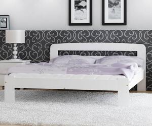 Marcelína ágy 120x200 tömör fenyő fehér