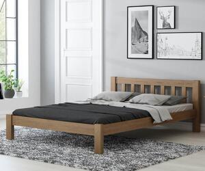 AMI bútorok Alena fenyő ágy 140x200 tölgy