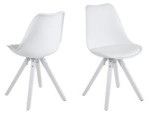 Stílusos szék Nascha - fehér