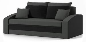 HEWLET kinyitható kanapé Fekete-fehér