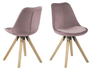 Stílusos szék Nascha - világos rózsaszín