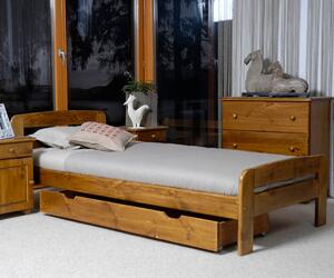 AMI bútorok Nastenka ágy 90x200 tölgy